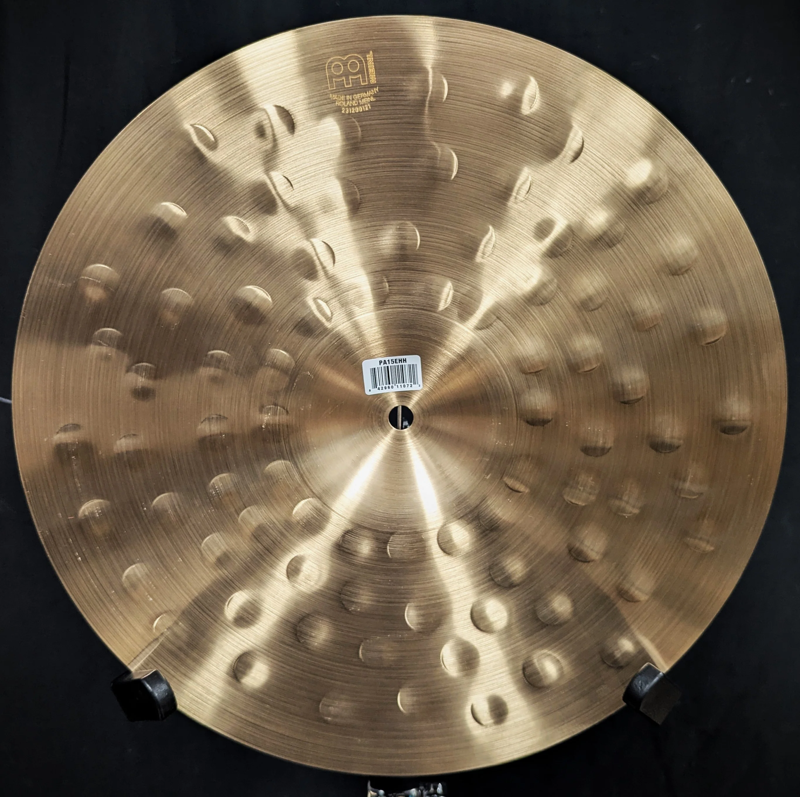 15 Inch Pure Alloy Extra Hammered Hi-Hat Pair - Image 2