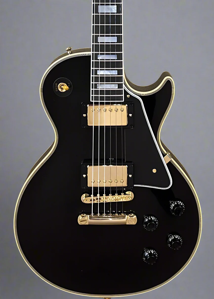 1957 Les Paul Custom Reissue - VOS Ebony 2 Pickup - Image 2