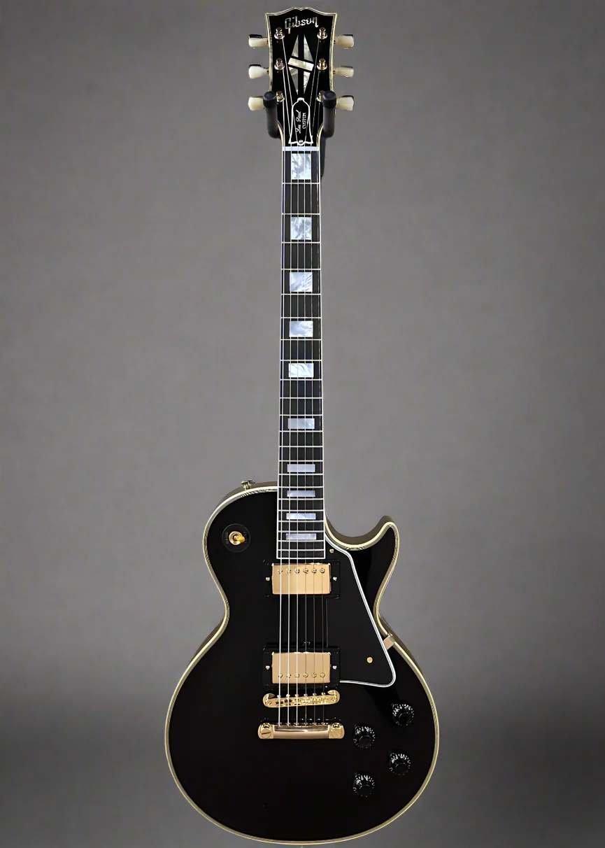 1957 Les Paul Custom Reissue - VOS Ebony 2 Pickup - Image 3