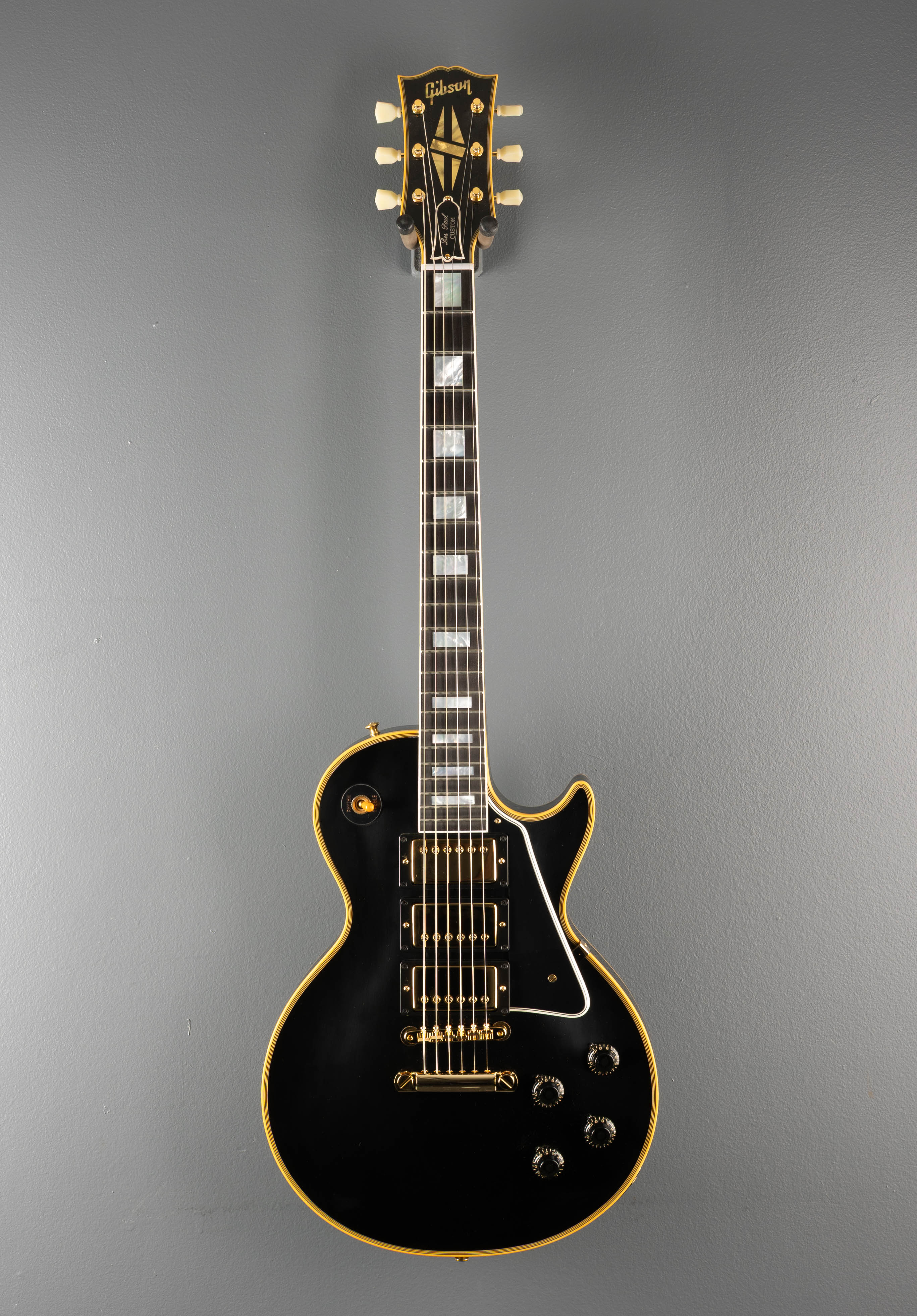 1957 Les Paul Custom Reissue - VOS Ebony 3-Pickup - Image 3
