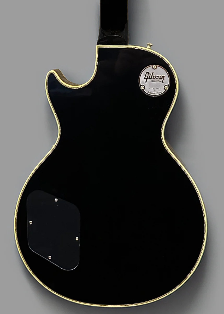 1957 Les Paul Custom Reissue - VOS Ebony 3 Pickup w/Bigsby - Image 4