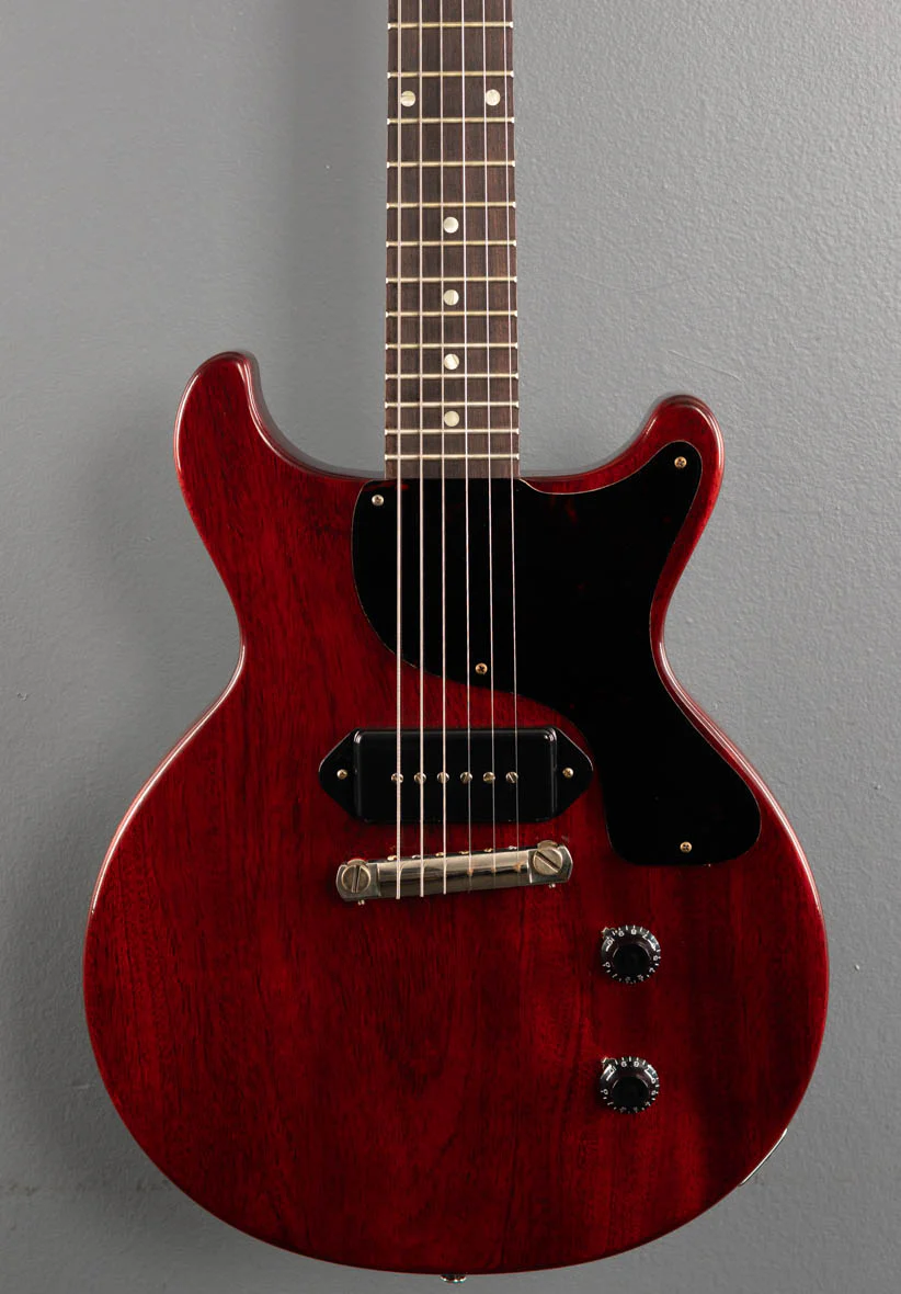 1958 Les Paul Junior Double Cut Reissue - Cherry Red - Image 2