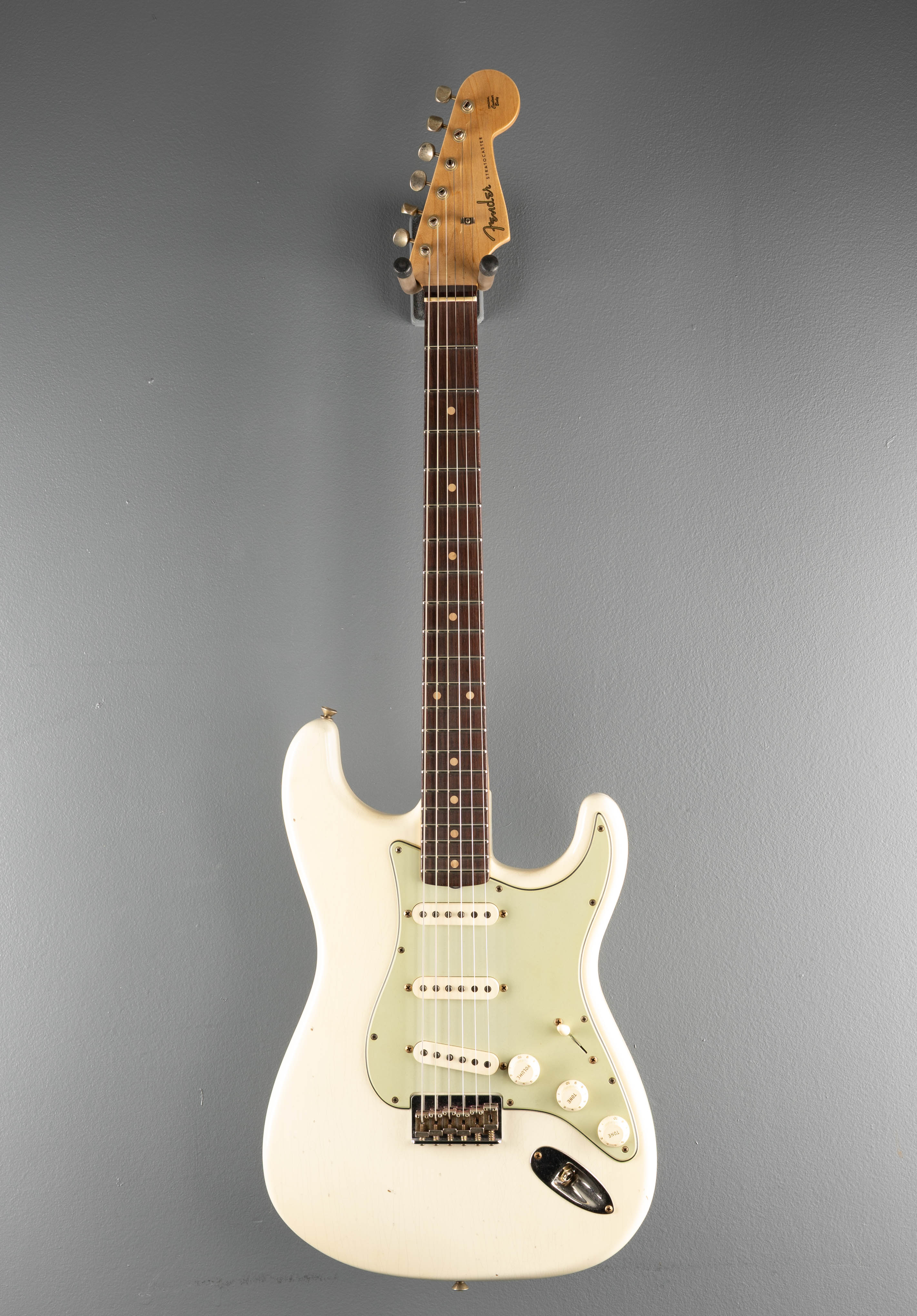 1960 Journeyman Relic Hardtail Stratocaster - Aged Olympic White - Image 3