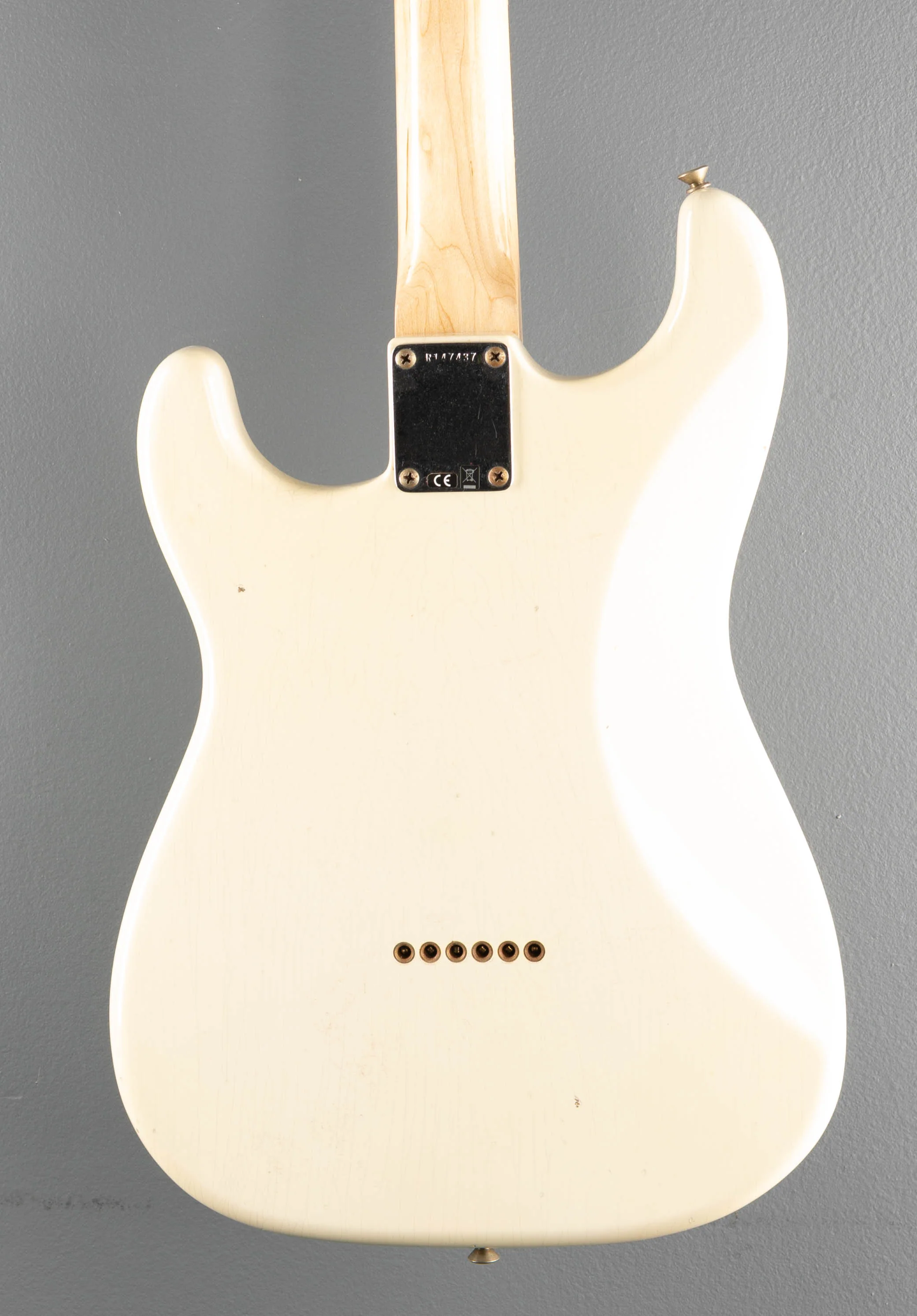 1960 Journeyman Relic Hardtail Stratocaster - Aged Olympic White - Image 4