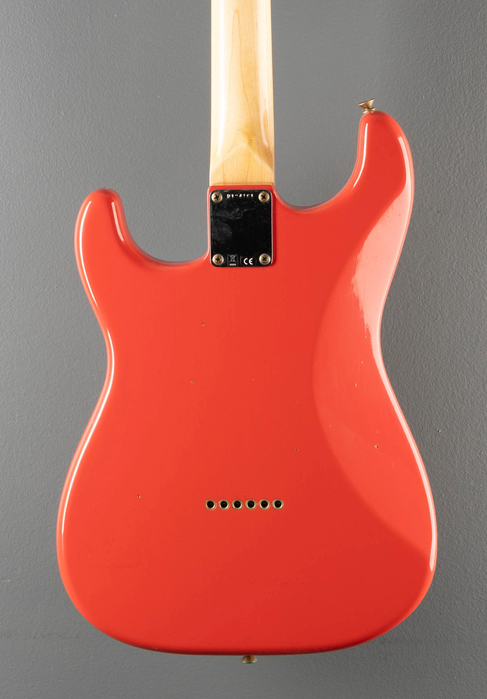 1960 Journeyman Relic Hardtail Stratocaster - Fiesta Red - Image 4