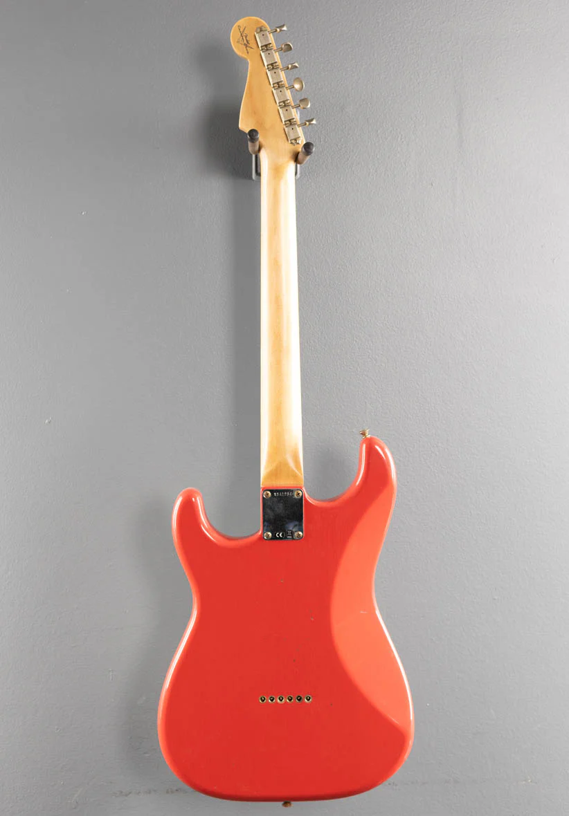 1960 Journeyman Relic Hardtail Stratocaster - Fiesta Red - Image 5