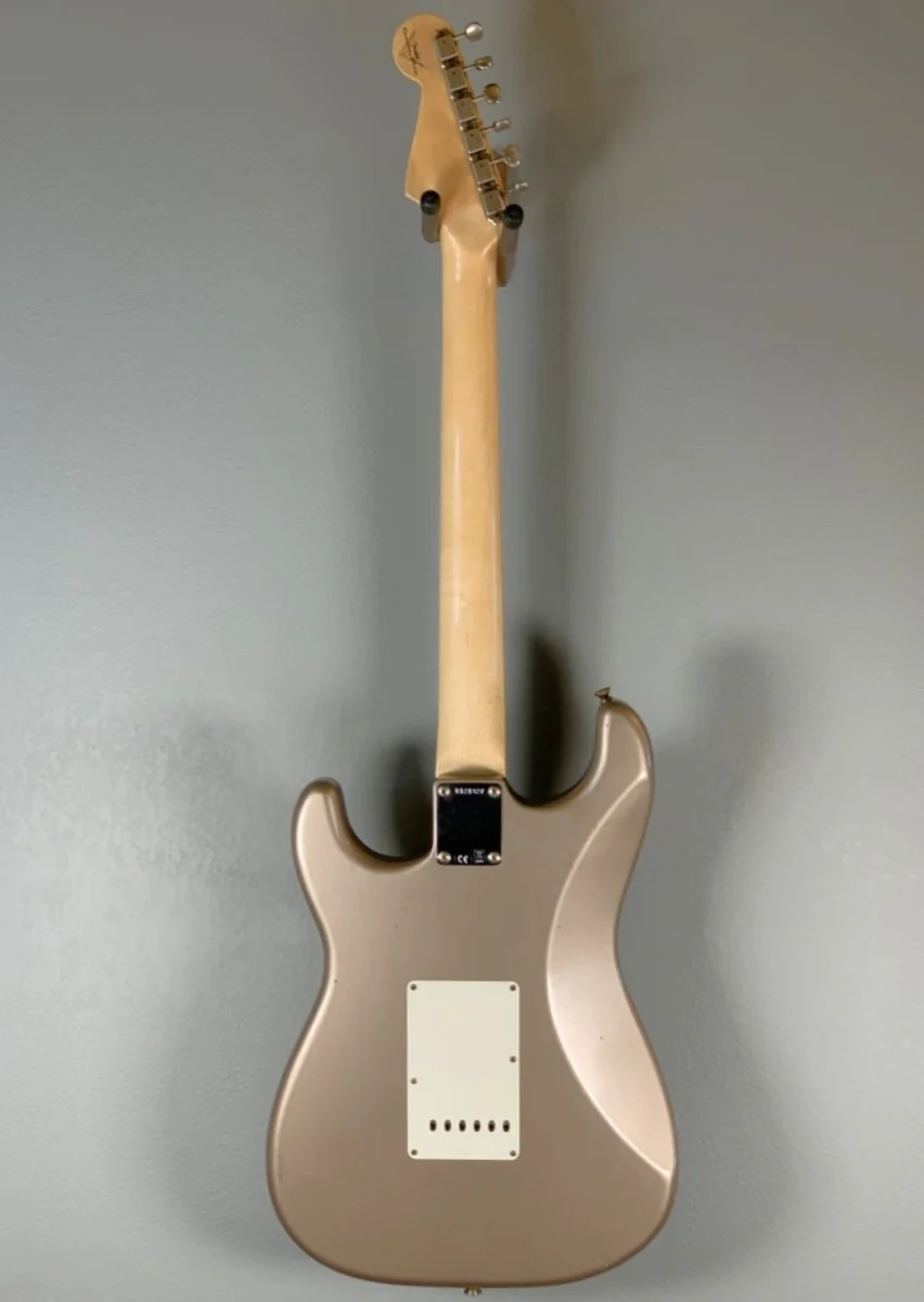 1960 Journeyman Relic Strat-Aged Shoreline Gold - Image 5