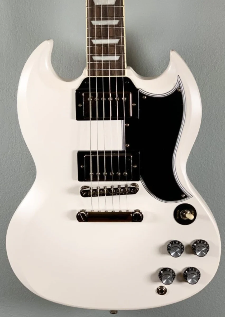 1961 Les Paul SG Standard-Aged Classic White - Image 2