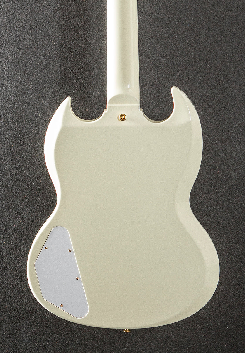 1963 Les Paul SG Custom Reissue w/Maestro Vibrola - Classic White - Image 4