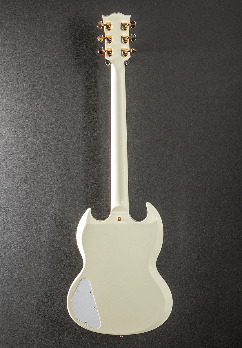 1963 Les Paul SG Custom Reissue w/Maestro Vibrola - Classic White - Image 5