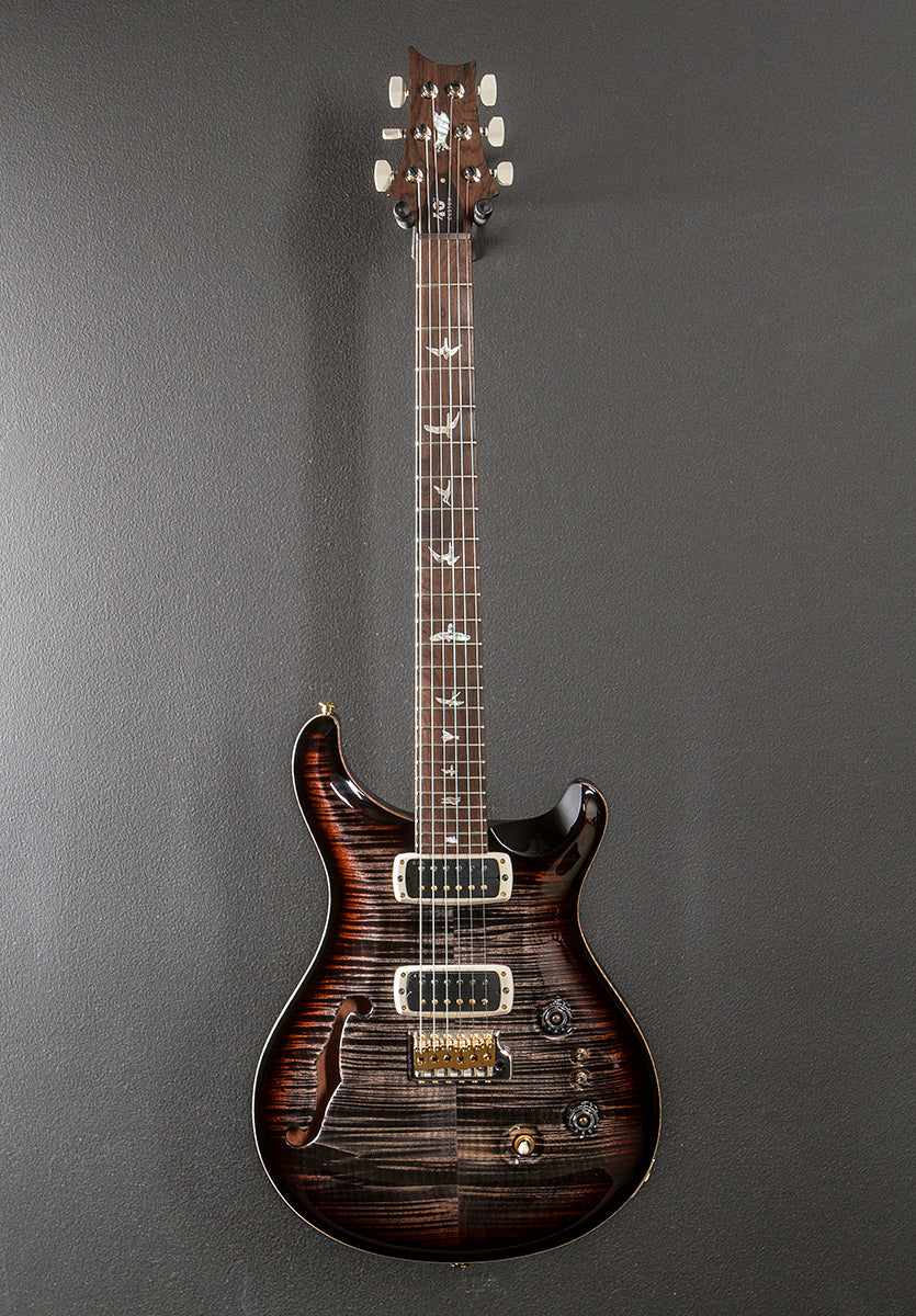 40th Anniversary Custom 24-08 Semi-Hollow Limited Edition - Charcoal Tri-Color Burst - Image 3