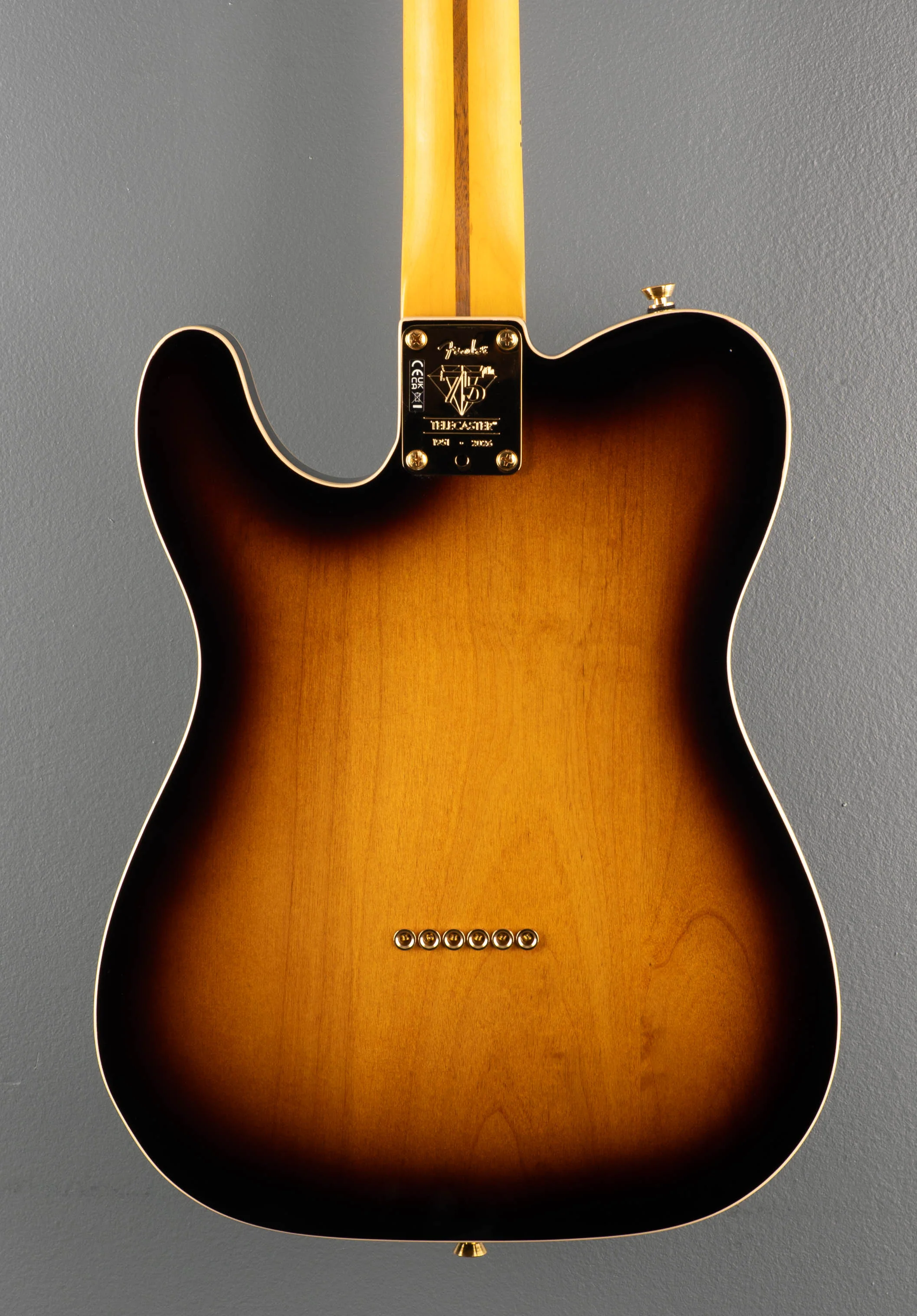75th Anniversary American Professional Custom Telecaster - 2 Color Sunburst - Image 4