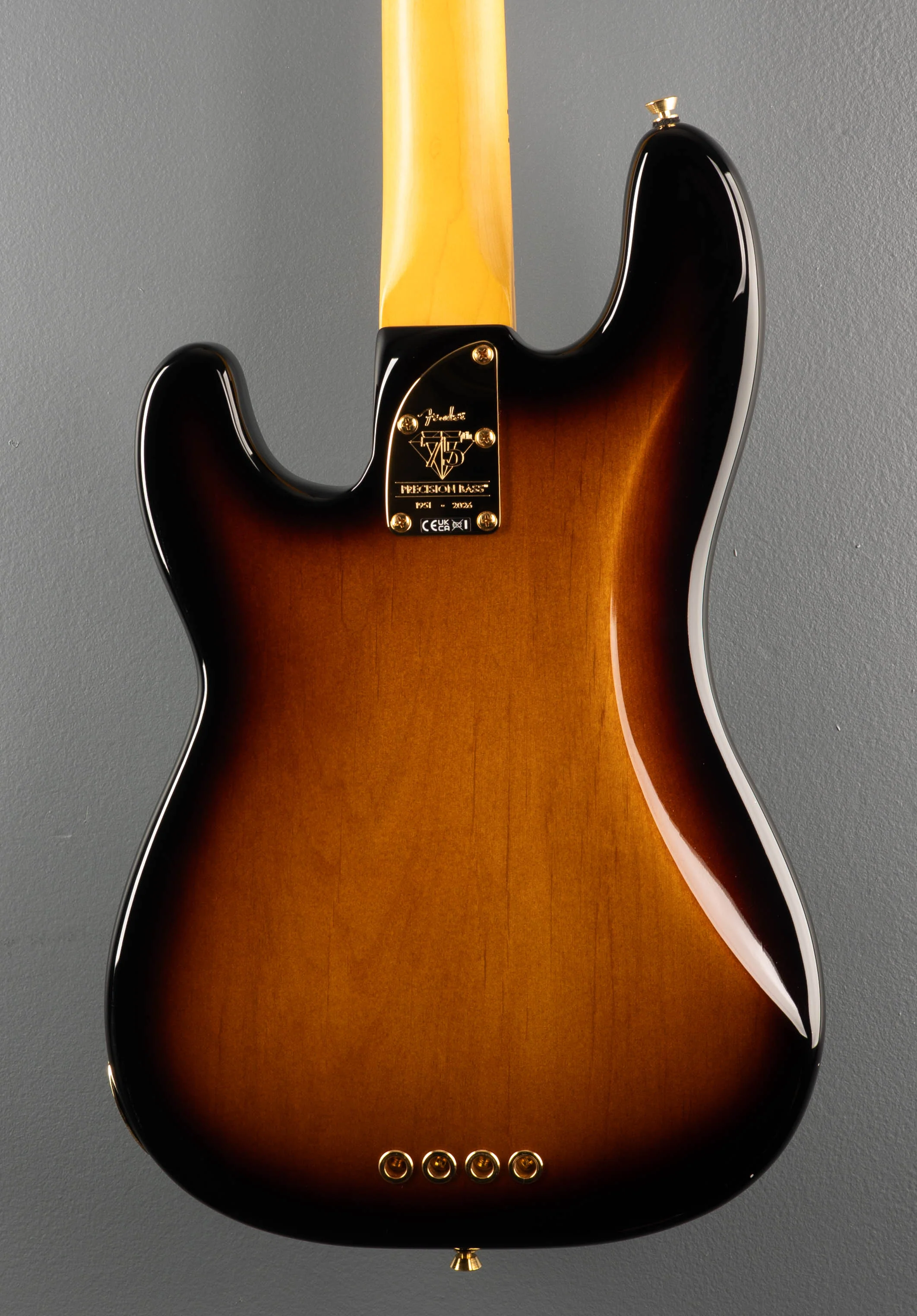 75th Anniversary American Professional PJ Bass - 2 Color Sunburst - Image 4