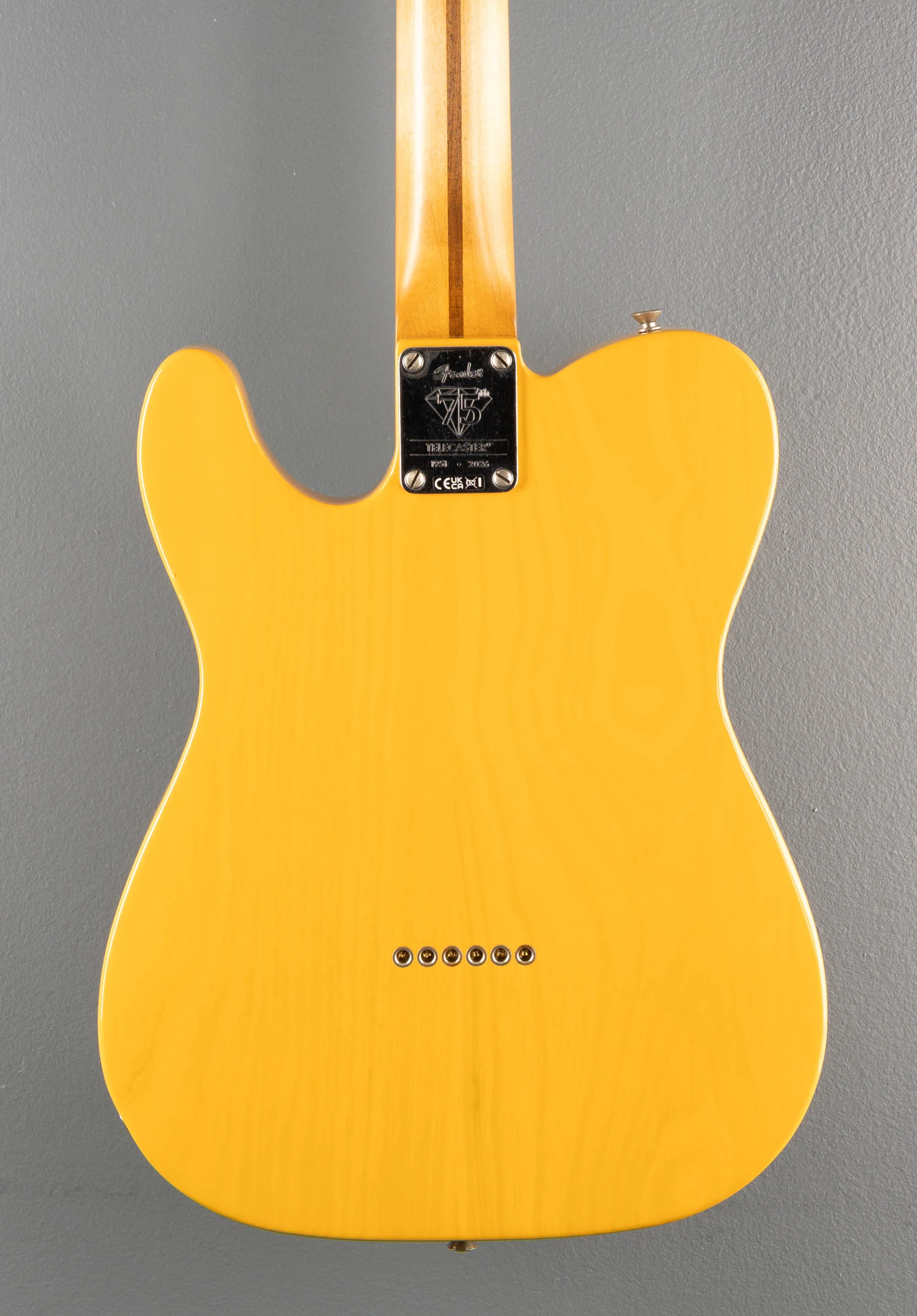 75th Anniversary Vintera Road Worn 1951 Telecaster - Butterscotch Blonde - Image 4