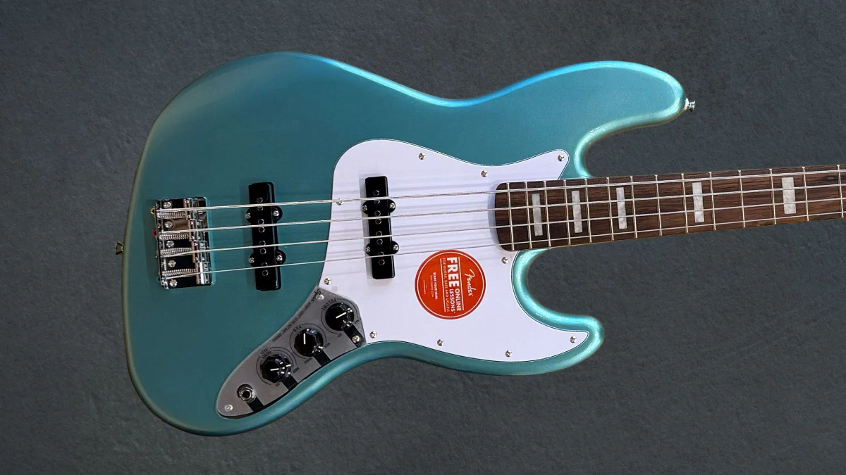 Affinity Series Active Jazz Bass - Mystic Seafoam Green w/Indian Laurel