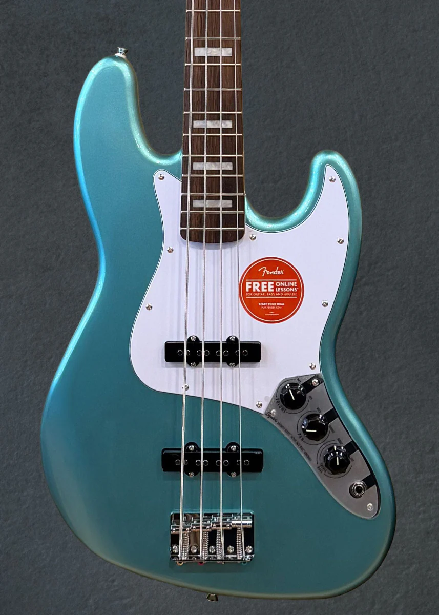 Affinity Series Active Jazz Bass - Mystic Seafoam Green w/Indian Laurel - Image 2