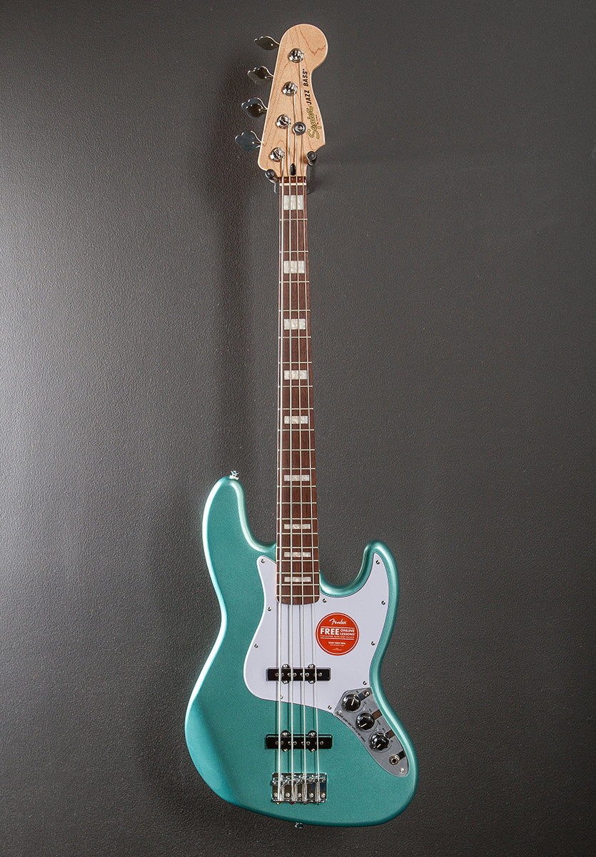 Affinity Series Active Jazz Bass - Mystic Seafoam Green w/Indian Laurel - Image 3