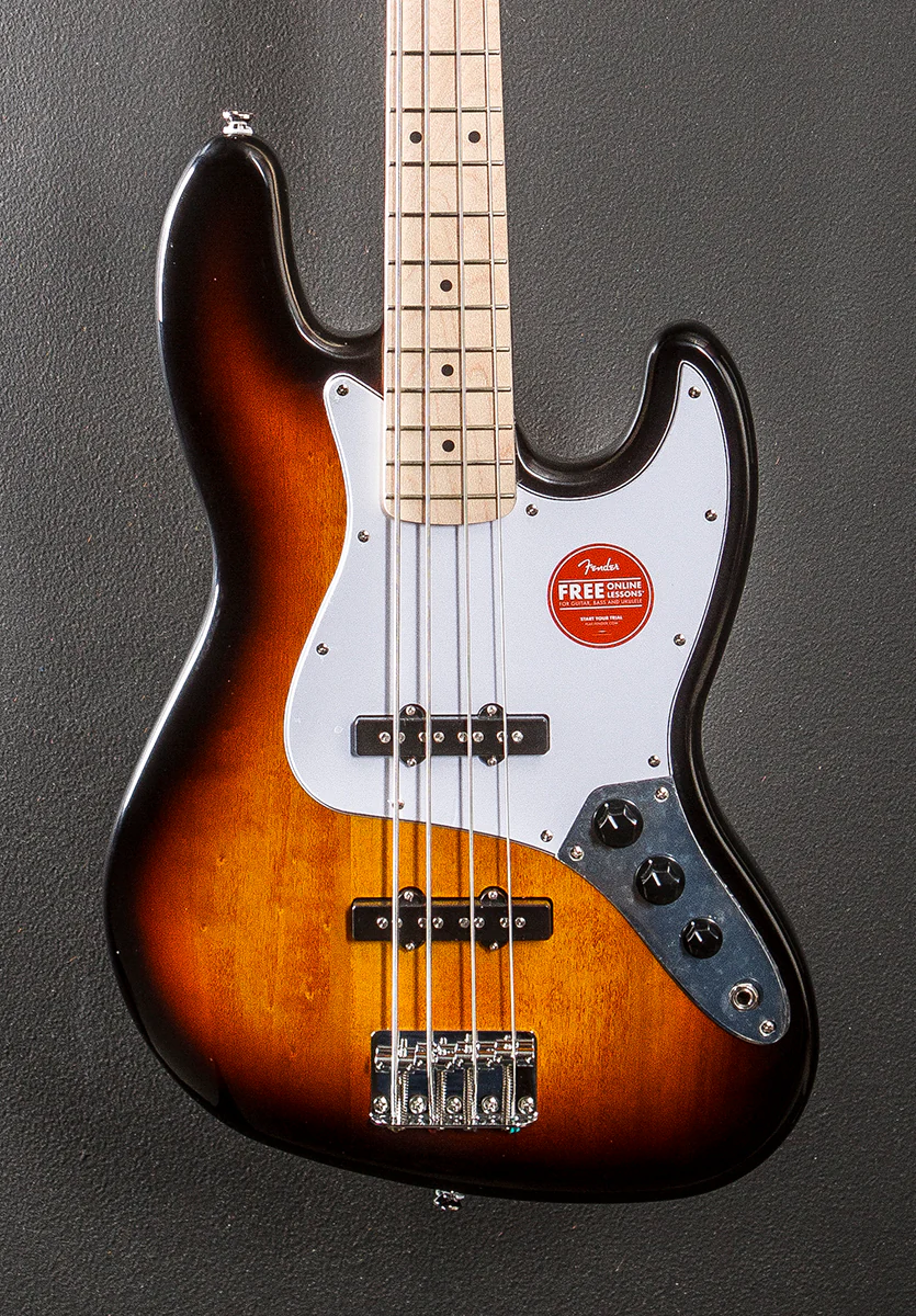 Affinity Series Jazz Bass - 3 Color Sunburst w/Maple - Image 2
