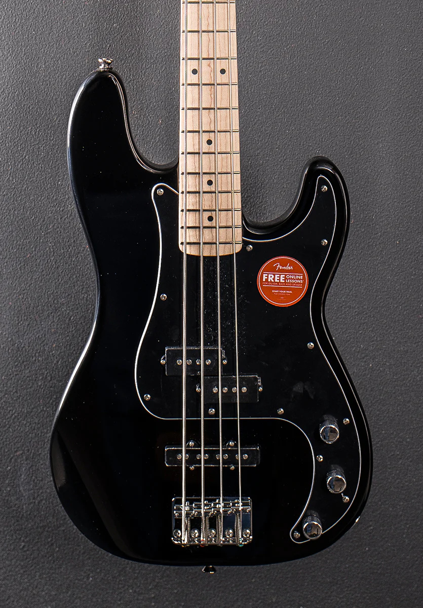Affinity Series Precision Bass PJ - Black w/Maple - Image 3