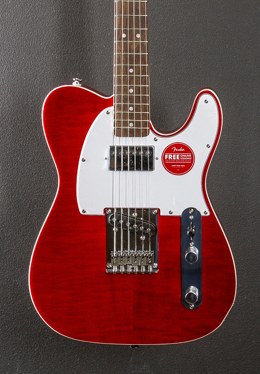 Affinity Series Telecaster FMT SH - Crimson Red Transparent w/Indian Laurel - Image 2