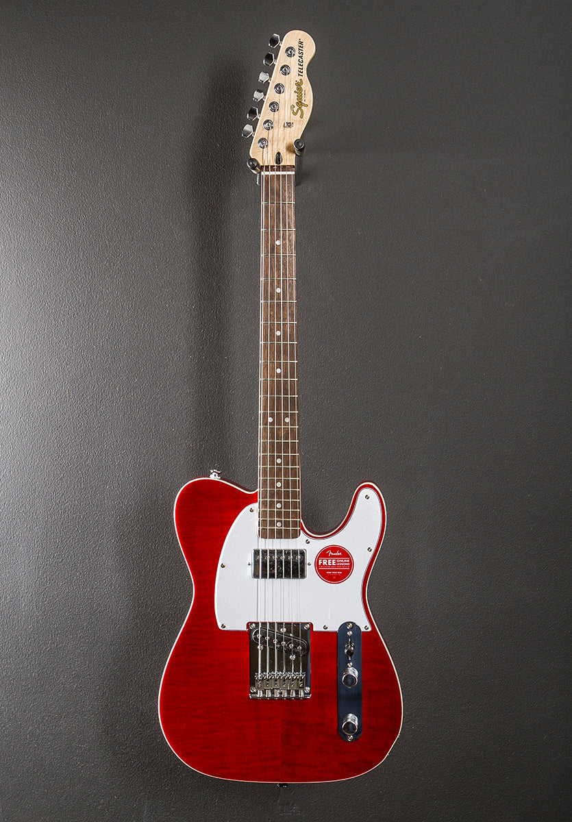 Affinity Series Telecaster FMT SH - Crimson Red Transparent w/Indian Laurel - Image 3