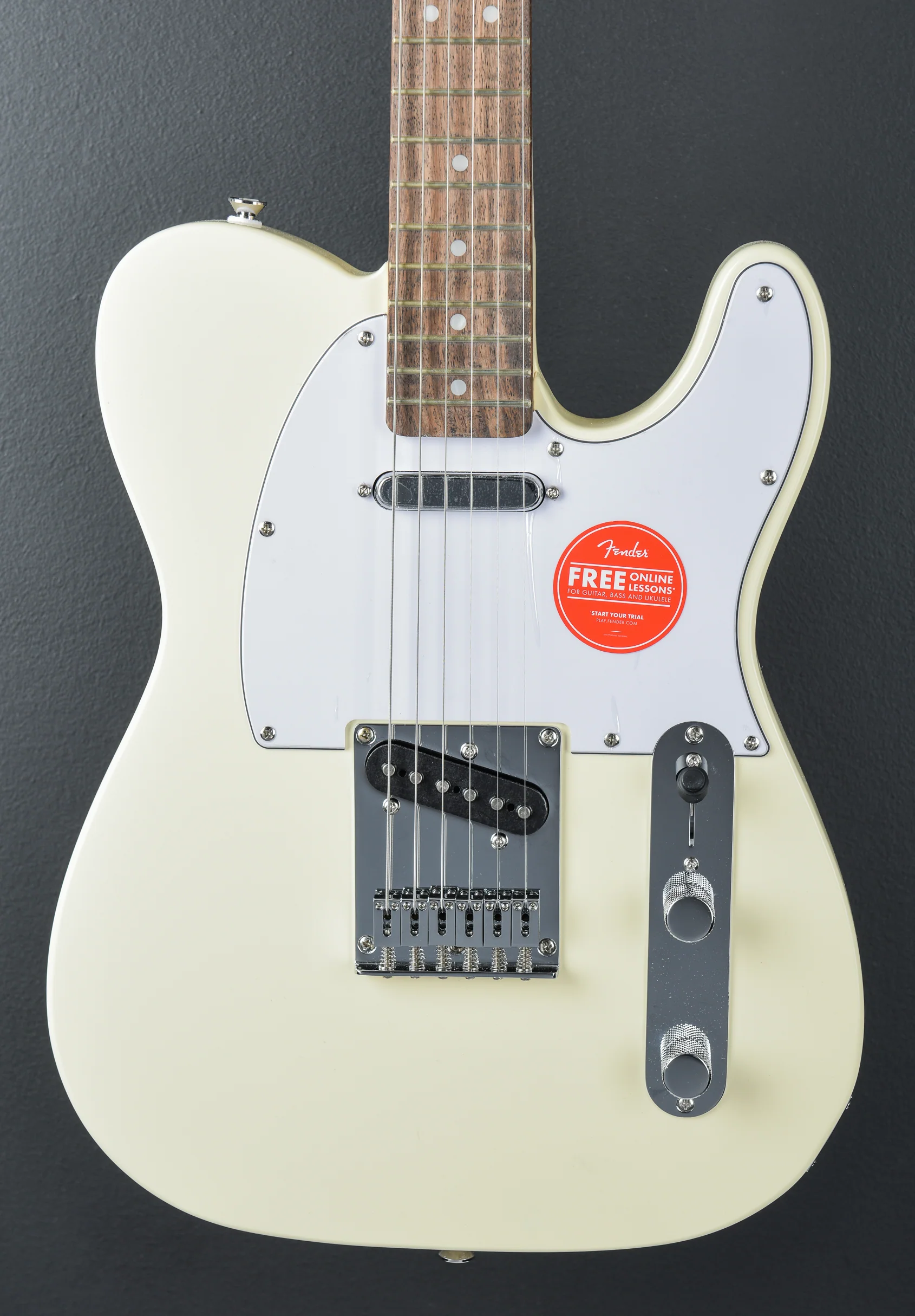 Affinity Series Telecaster - Olympic White w/Indian Laurel - Image 2