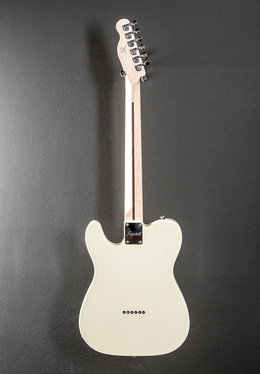 Affinity Series Telecaster Thinline - Olympic White w/Indian Laurel - Image 5
