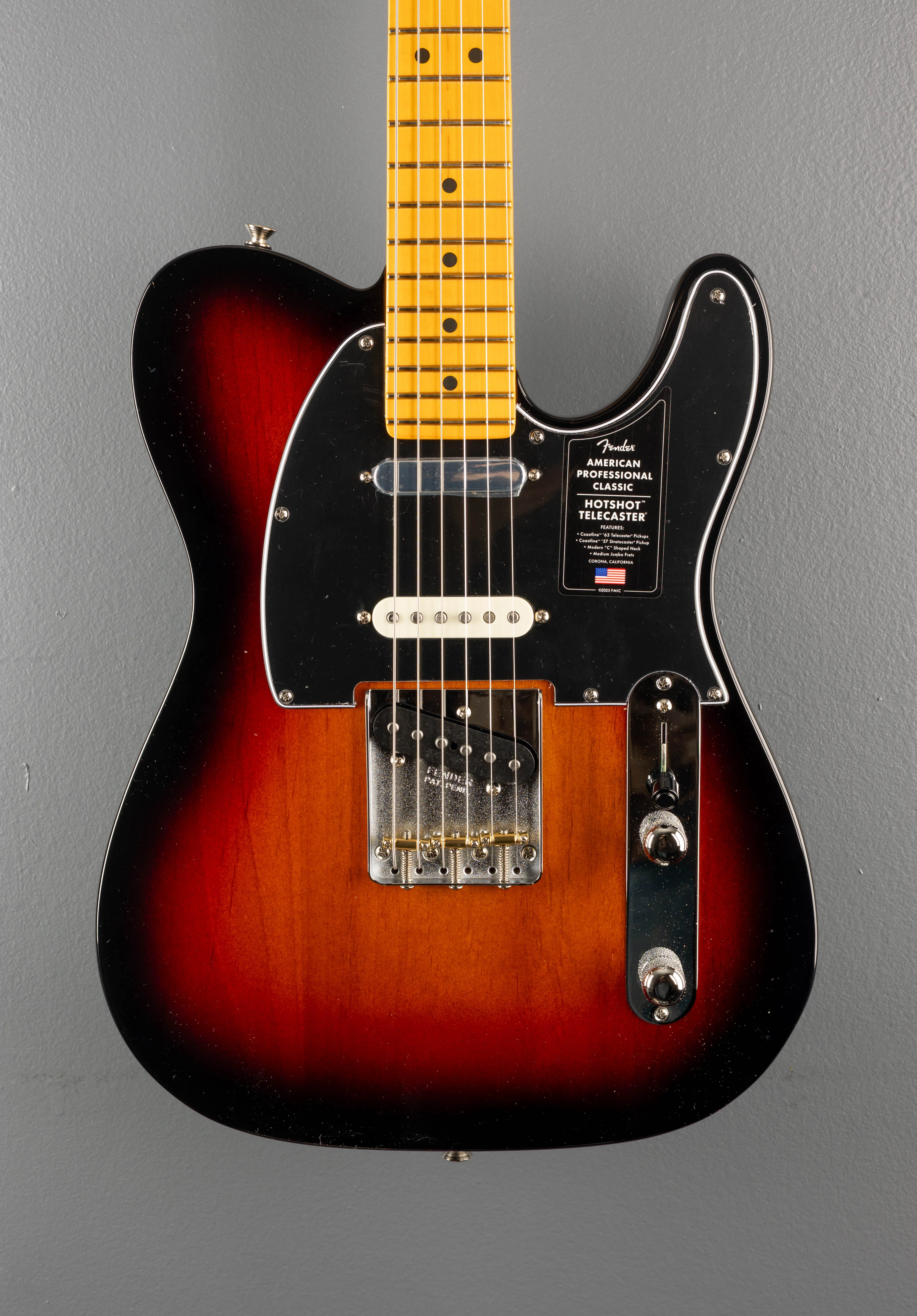 American Professional Classic Hotshot Telecaster - 3 Color Sunburst - Image 2