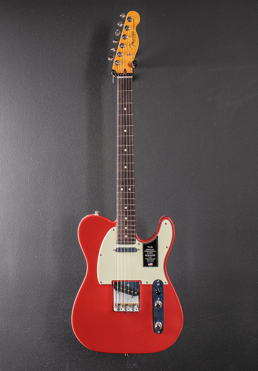 American Professional Classic Telecaster - Faded Dakota Red w/Rosewood - Image 3