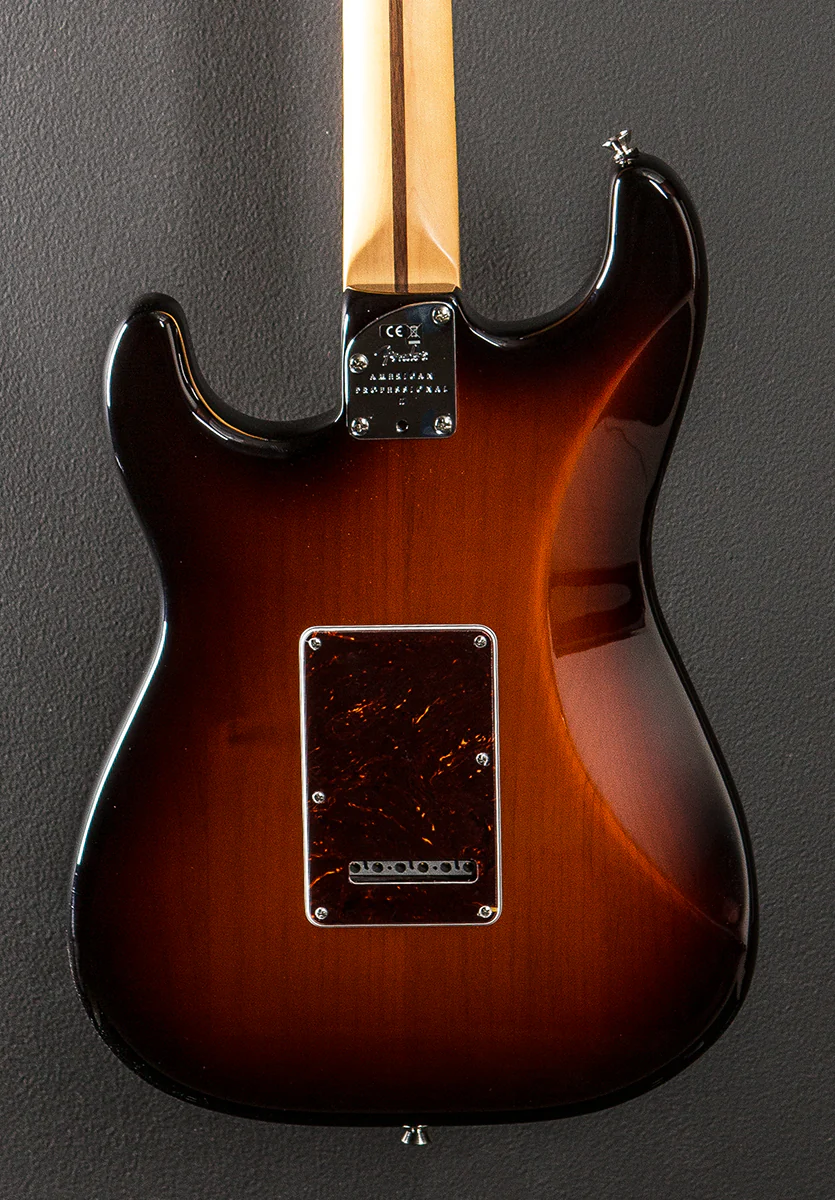 American Professional II Stratocaster – 3 Color Sunburst w/Maple - Image 4