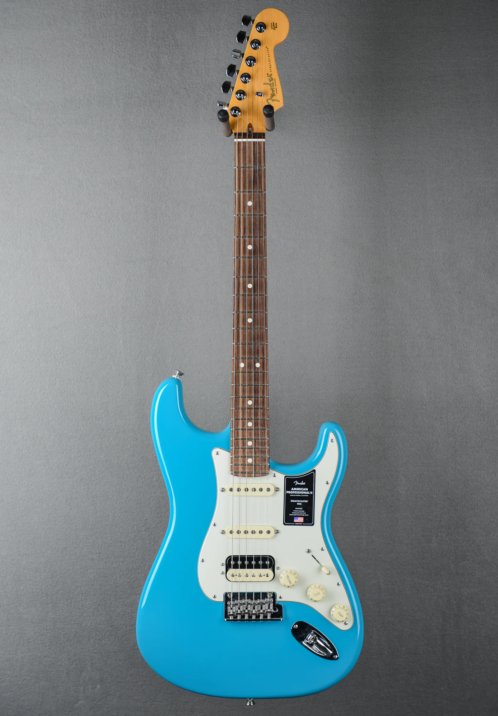 American Professional II Stratocaster HSS - Miami Blue w/Rosewood - Image 3