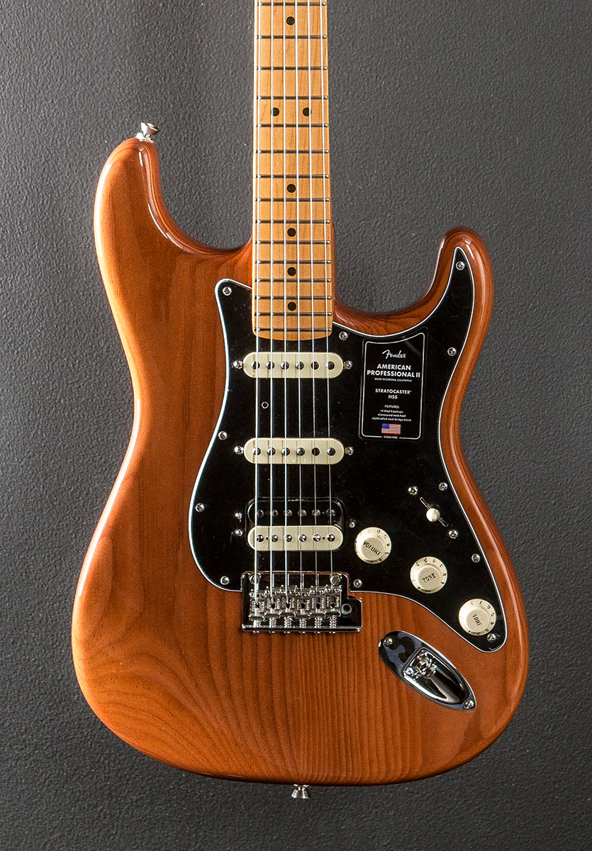 American Professional II Stratocaster HSS - Roasted Pine w/Maple - Image 2