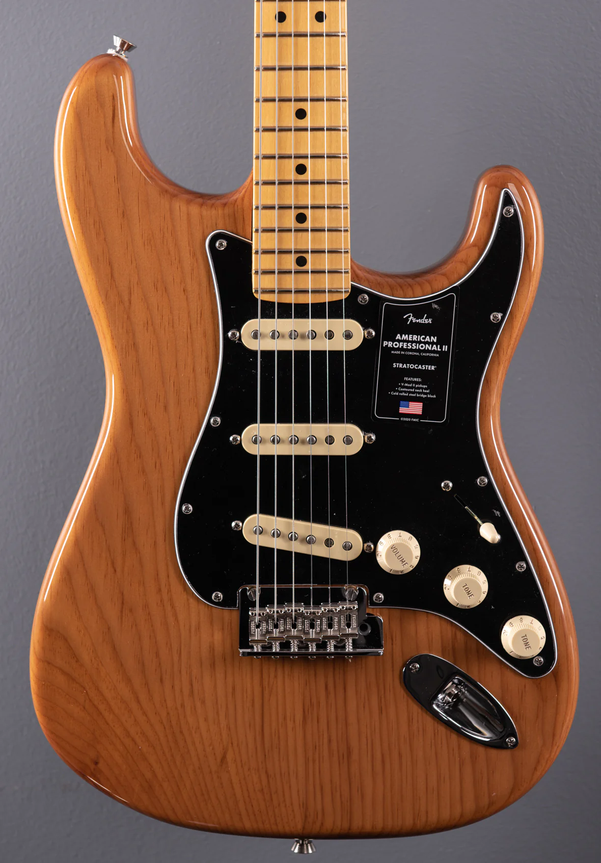 American Professional II Stratocaster - Roasted Pine w/Maple - Image 3