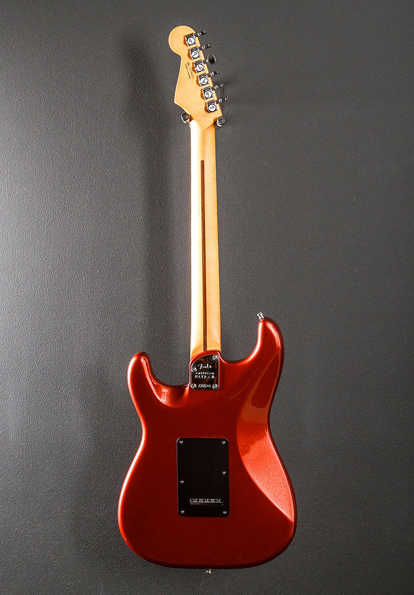 American Ultra II Stratocaster HSS - Sinister Red w/Maple - Image 5