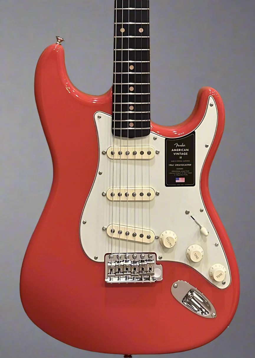 American Vintage II 1961 Stratocaster - Fiesta Red - Image 2