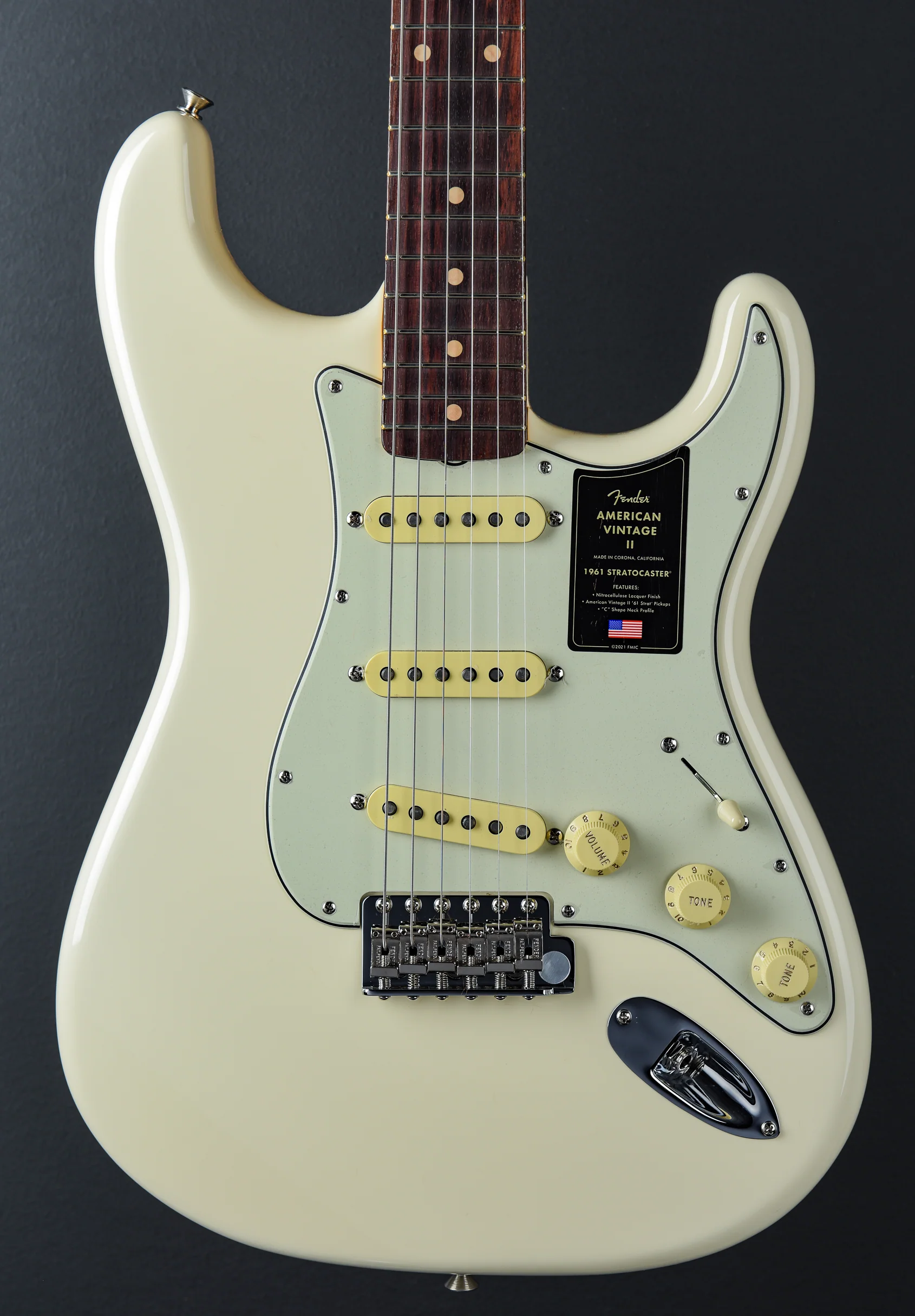 American Vintage II 1961 Stratocaster - Olympic White - Image 2