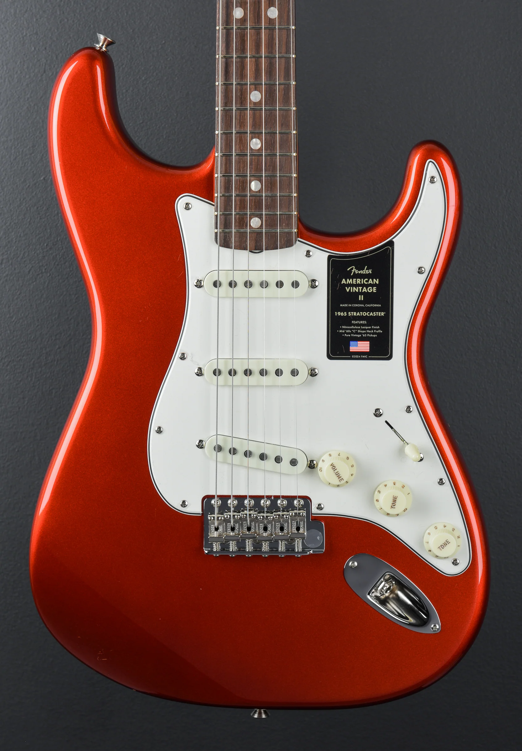American Vintage II 1965 Stratocaster - Candy Apple Red - Image 2