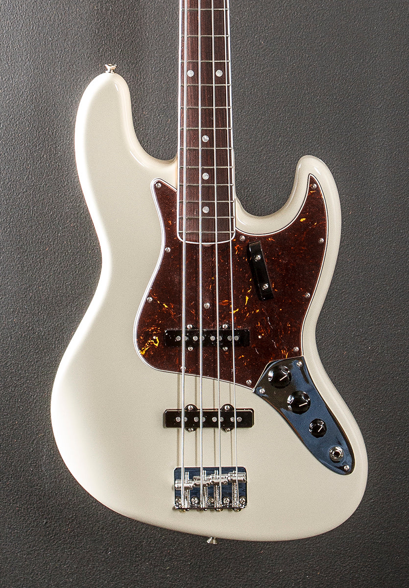 American Vintage II 1966 Jazz Bass - Olympic White - Image 2