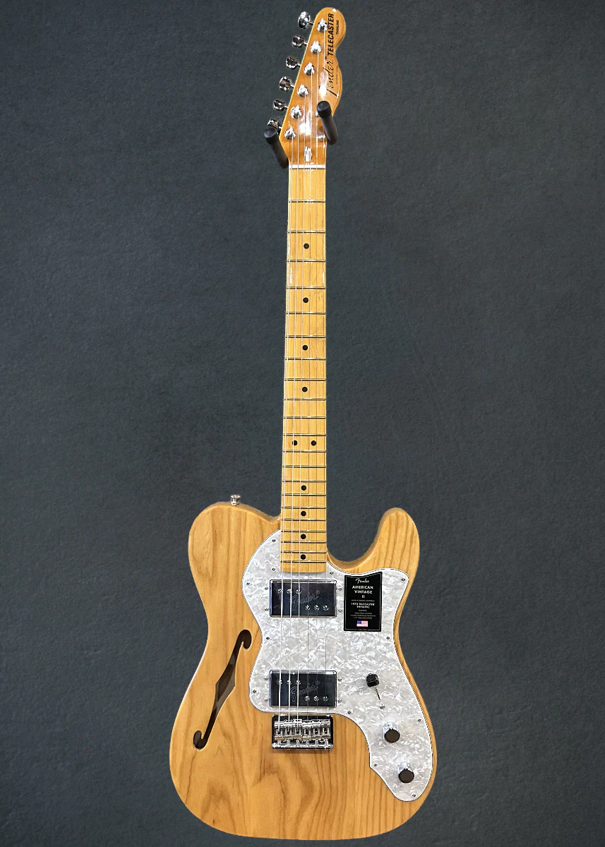 American Vintage II 1972 Telecaster Thinline - Aged Natural - Image 3