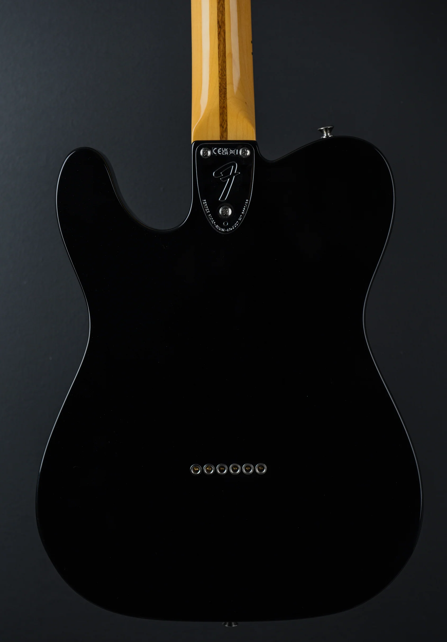 American Vintage II 1977 Telecaster Custom - Black w/Maple - Image 5
