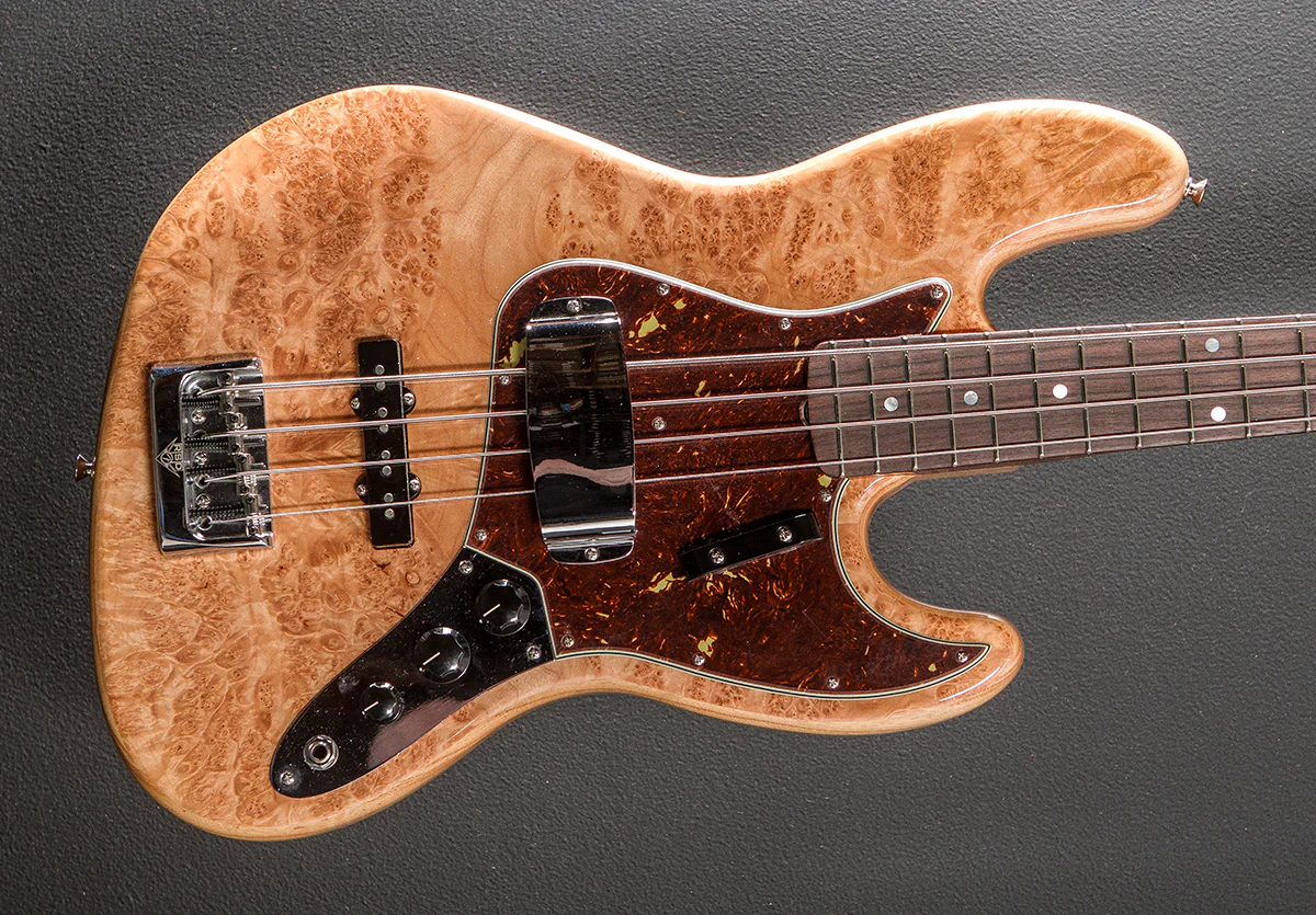 Artisan Maple Burl Jazz Bass