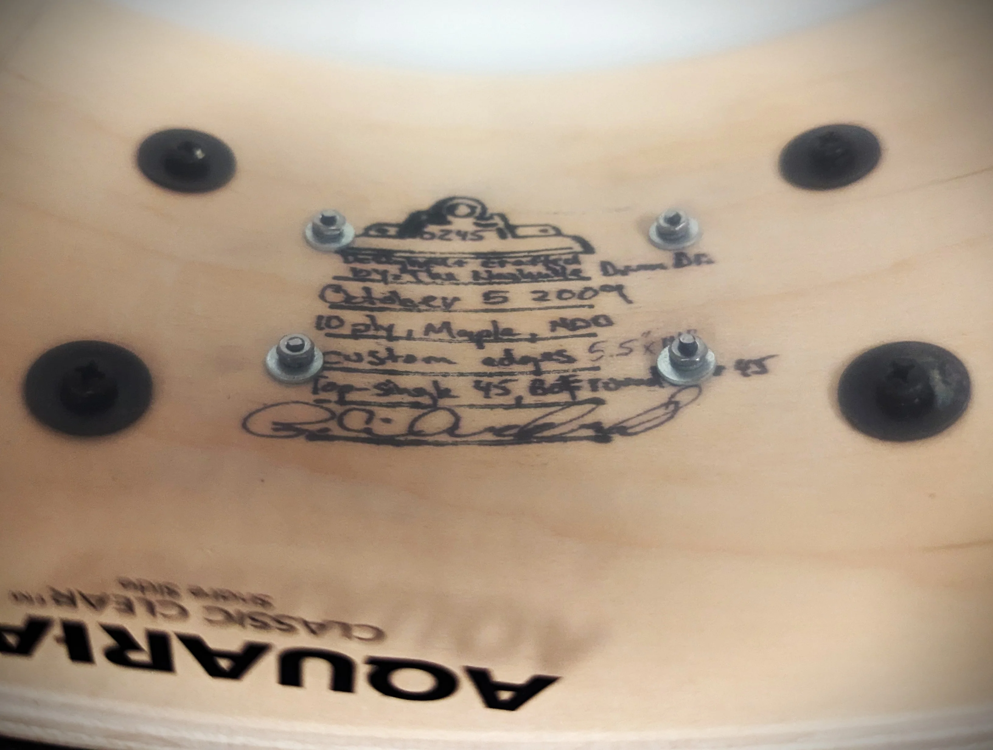 White Glass Glitter Snare - Image 7