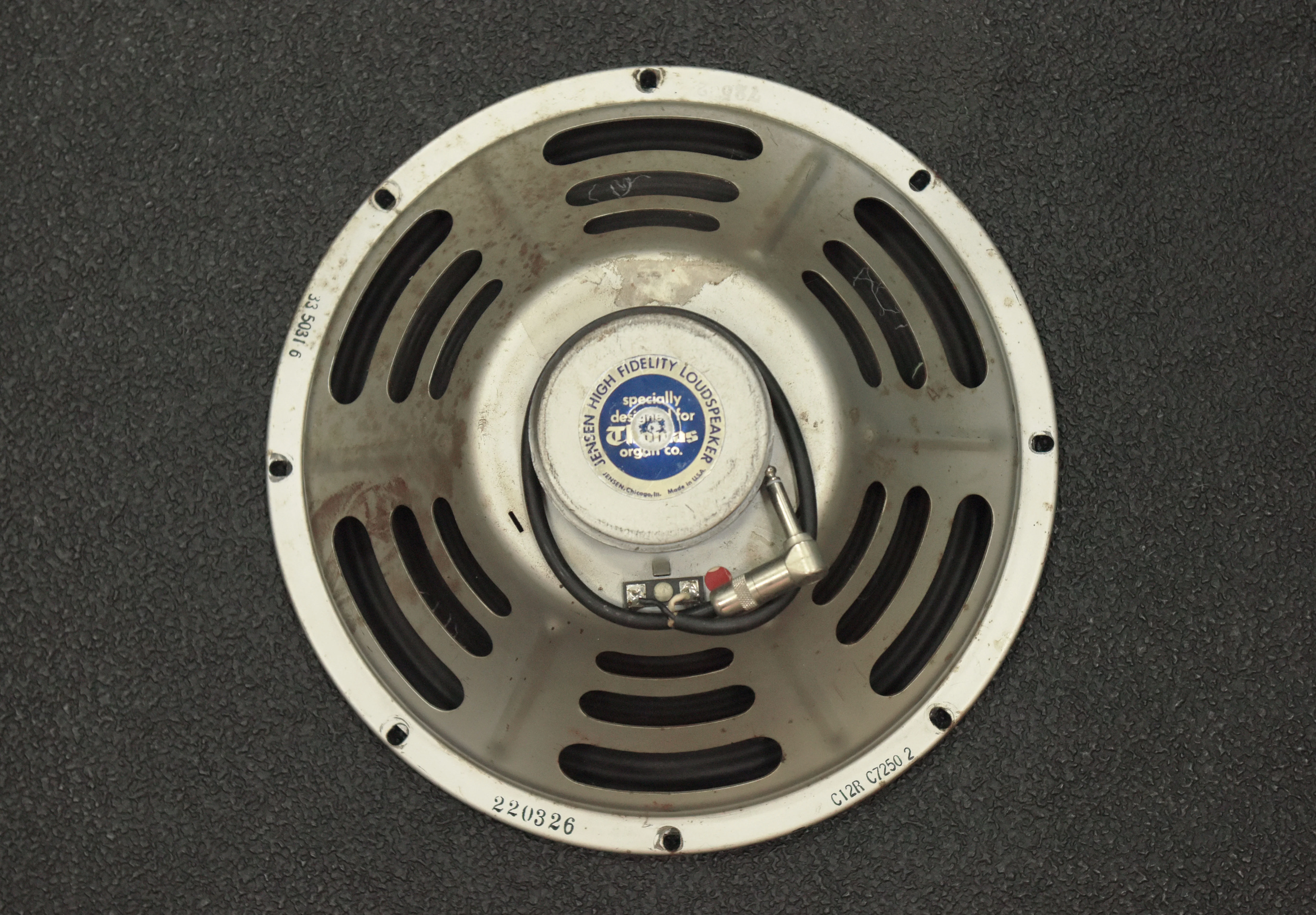 C12R - 12" 8 OHMs Speaker, '63
