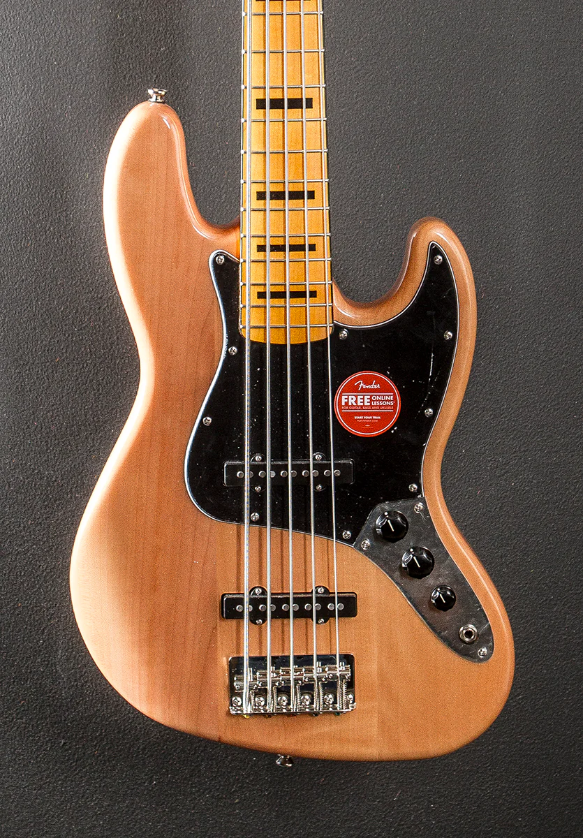 Classic Vibe 70's Jazz Bass V - Natural - Image 2