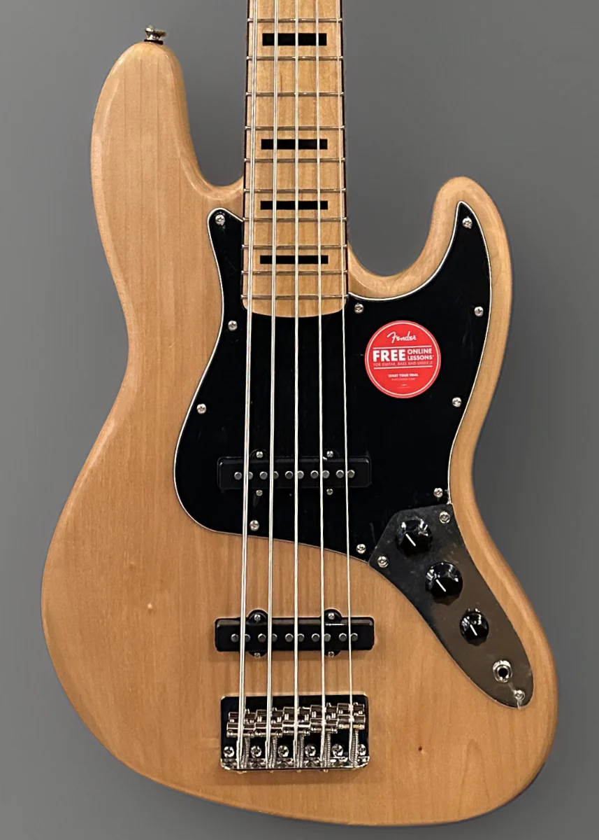 Classic Vibe 70's Jazz Bass V - Natural - Image 2
