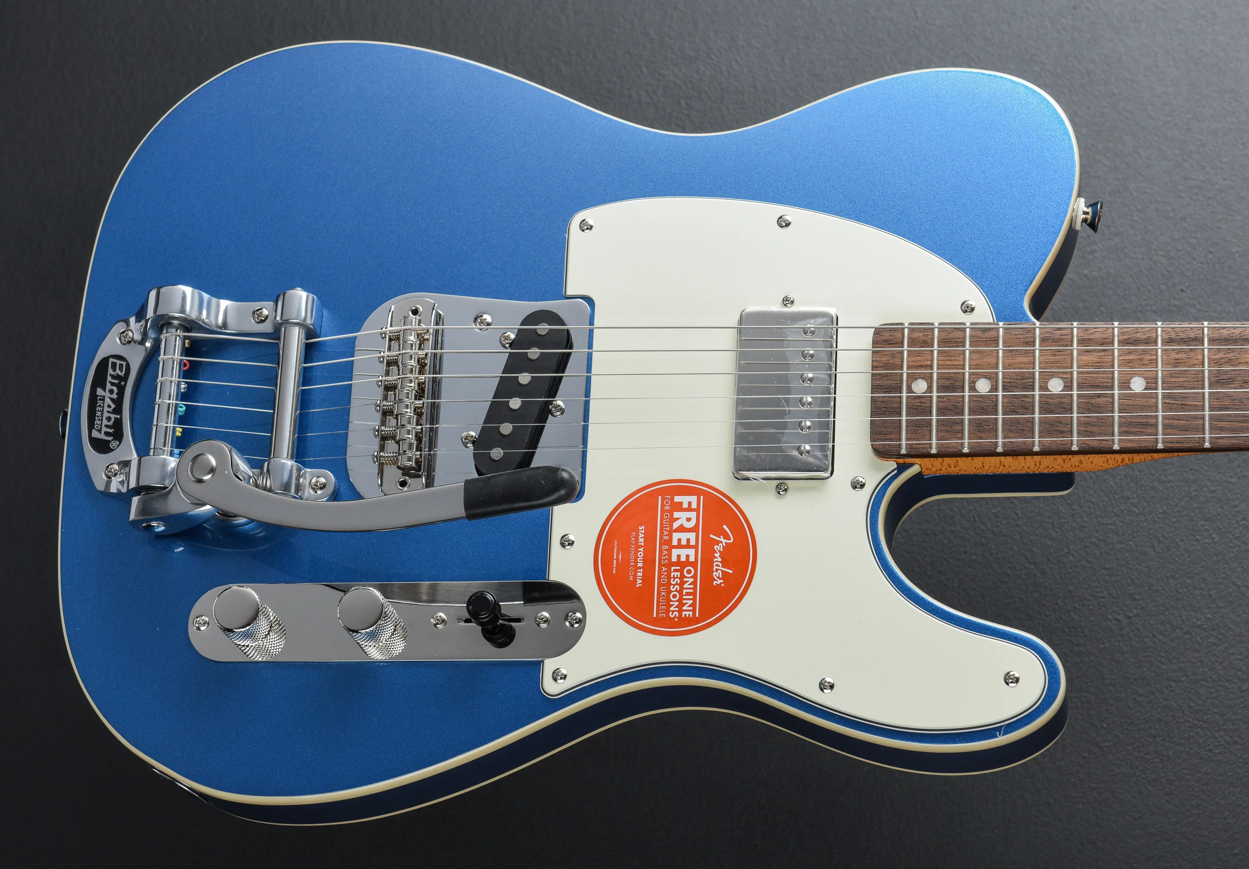 Classic Vibe Custom Telecaster SH w/Bigsby - Lake Placid Blue