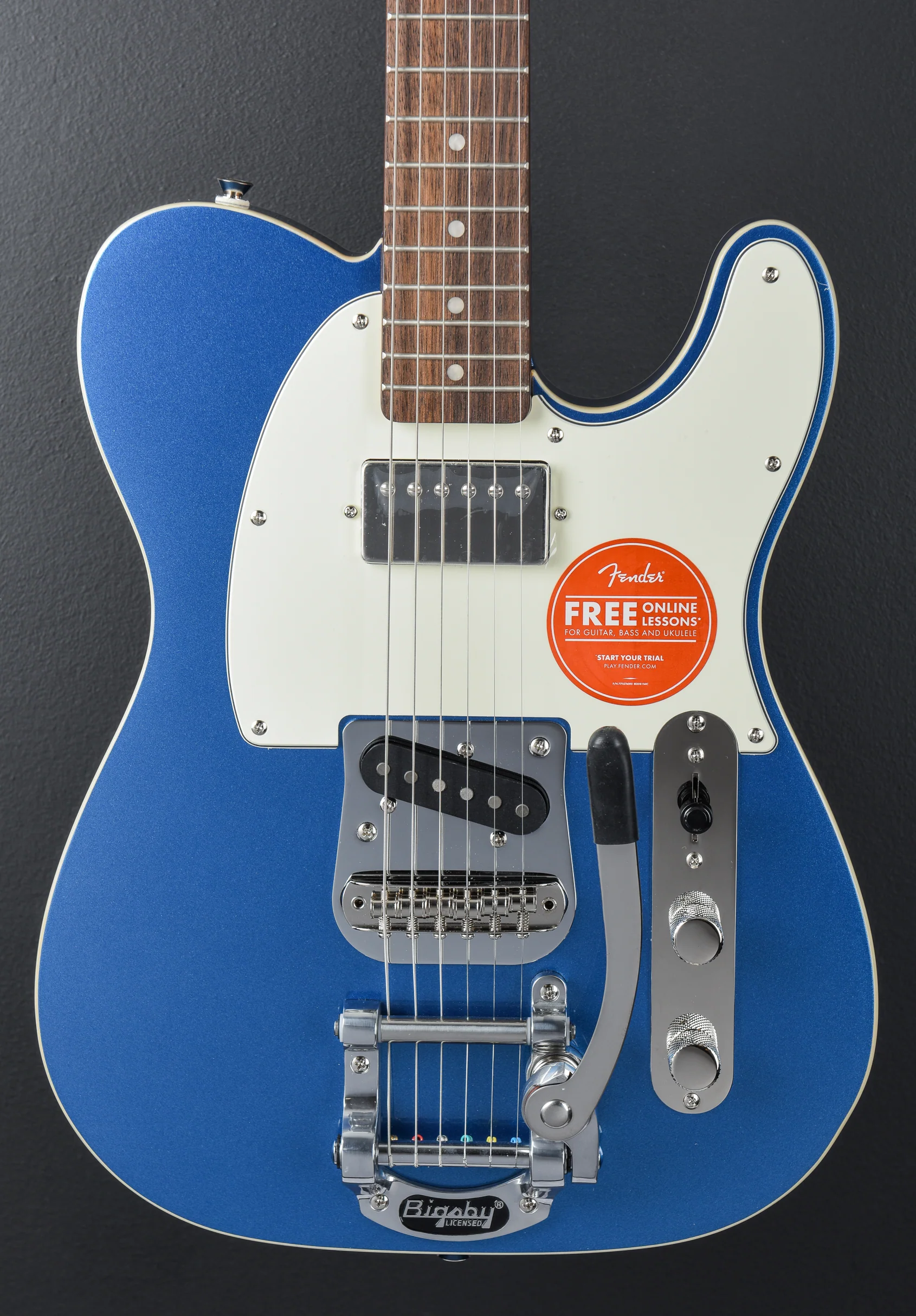 Classic Vibe Custom Telecaster SH w/Bigsby - Lake Placid Blue - Image 2