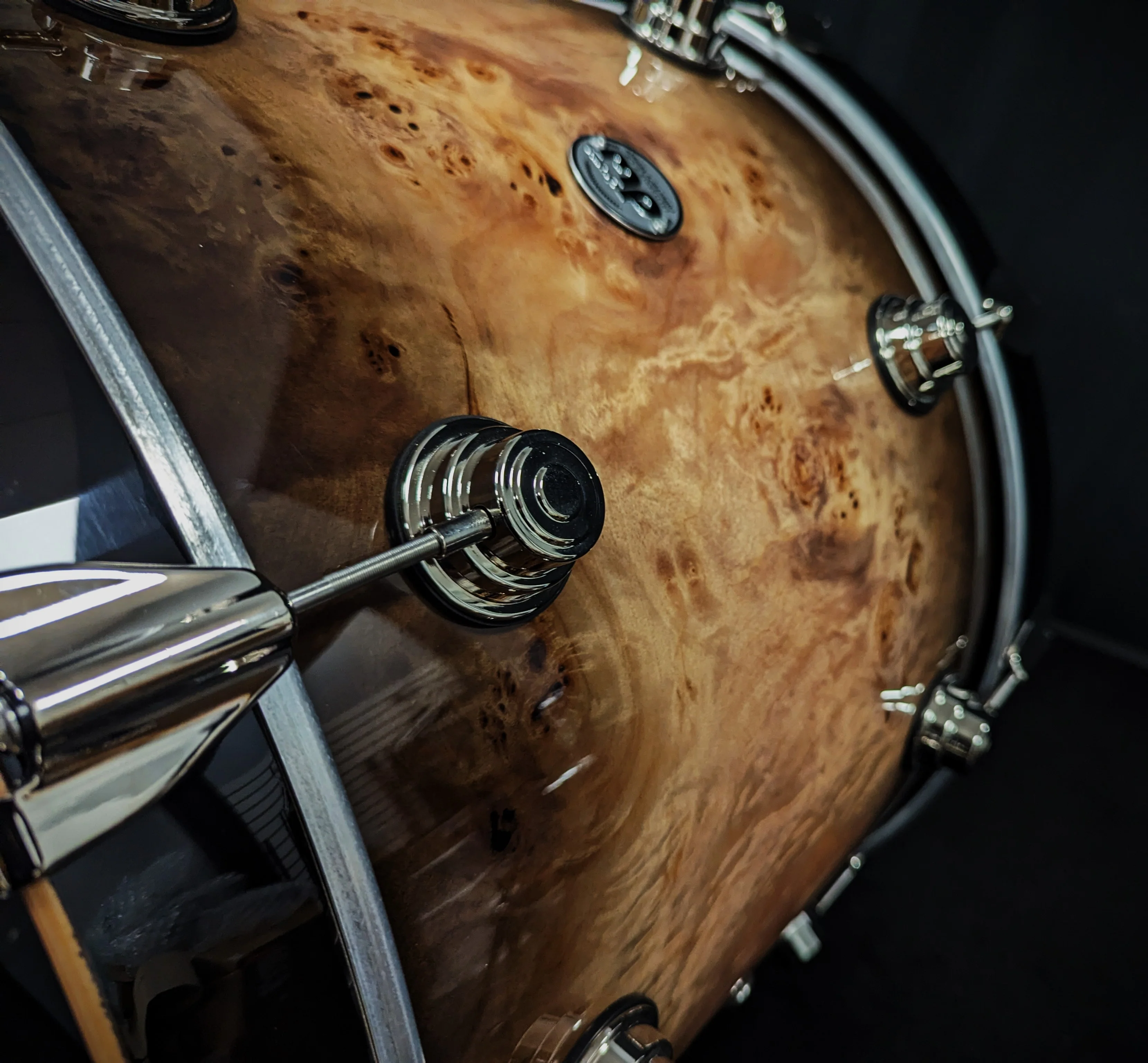 Collectors Series Candy Black Burst over Mappa Burl 5 Piece Shell Pack - Image 6