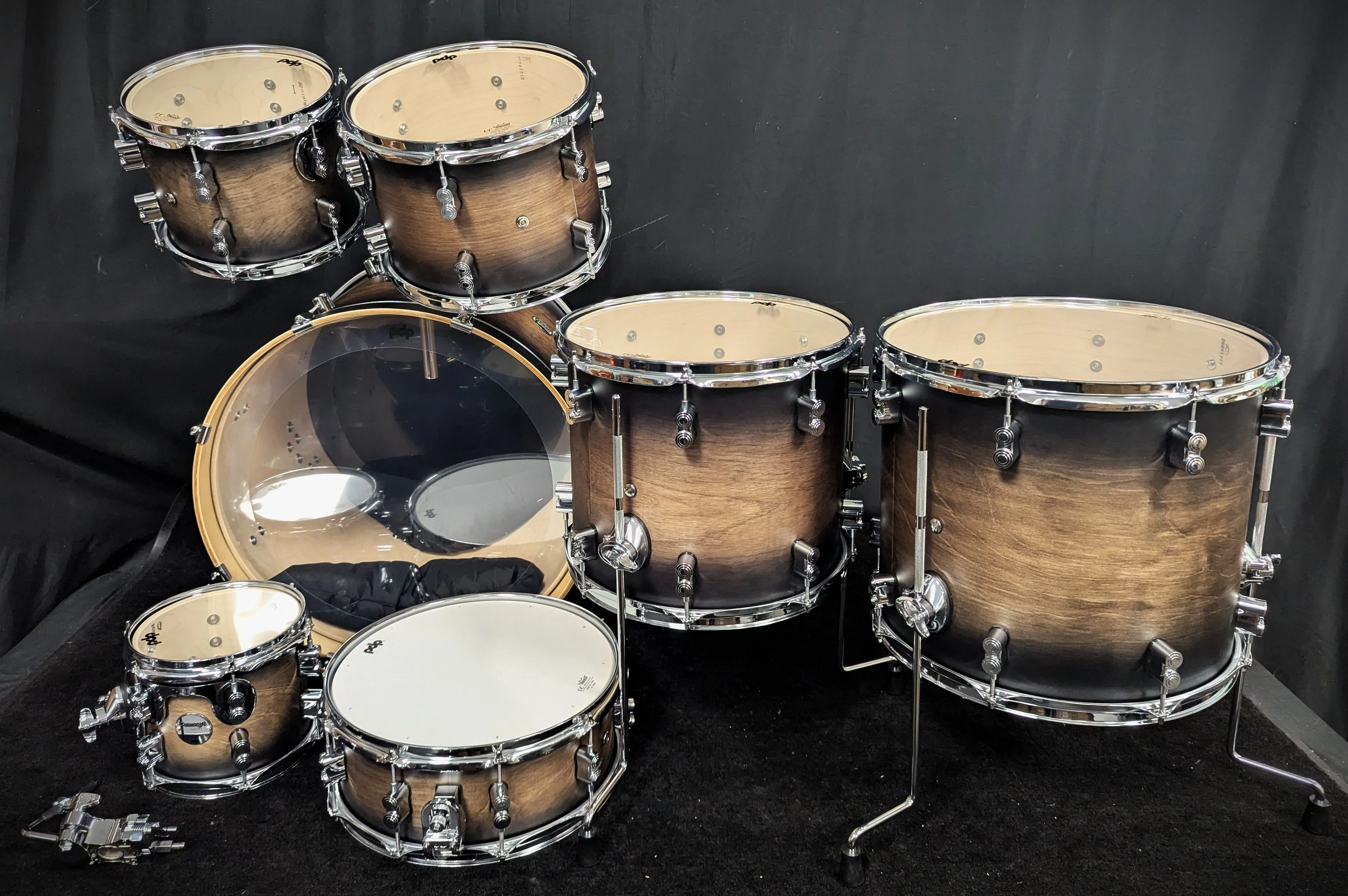 Concept Maple 7-Piece Shell Pack Charcoal Satin Burst - Image 7