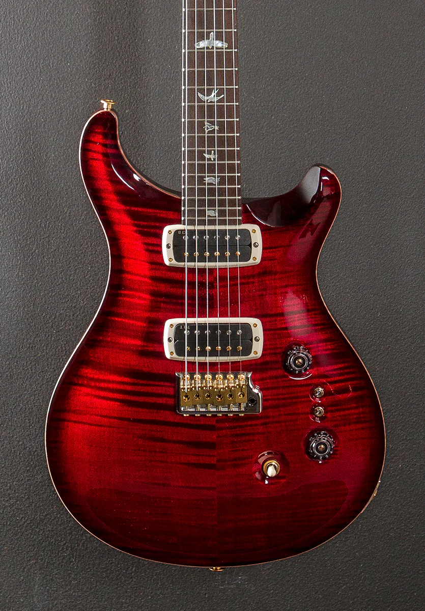 Custom 24-08 Wood Library Limited - Fire Red Burst w/Brazilian - Image 2
